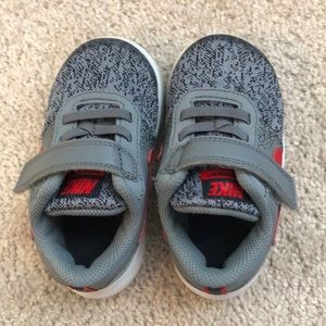 Nike Tennis Shoes, toddler size 6.